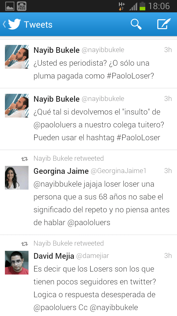 Odio en las redes sociales